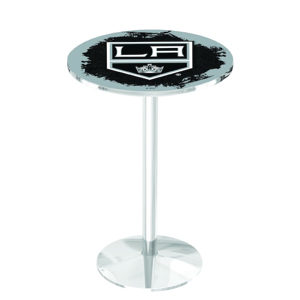 42" Chrome Los Angeles Kings Pub Table